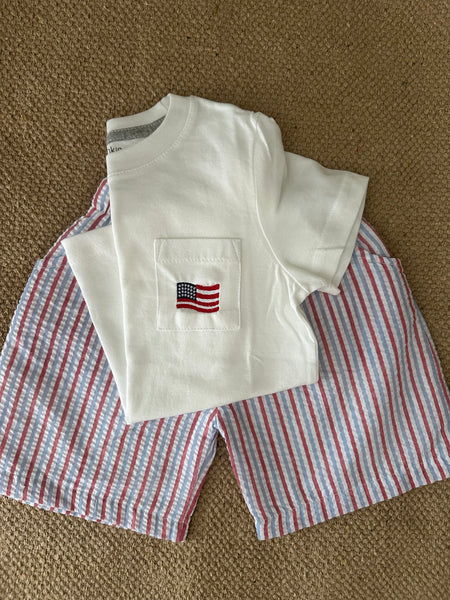 Flag Pocket Tee