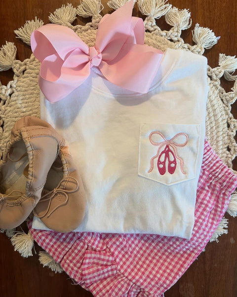 Ballet Shoes Pocket Tee