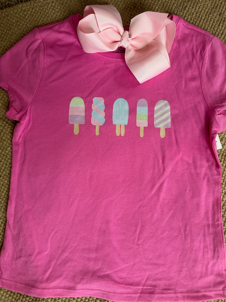 Pink Popsicle Heat Press Tee