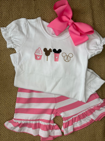 Pink Park Snacks Outfit