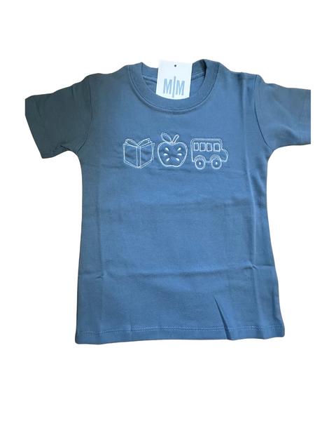 Slate Blue Back to School Shirt