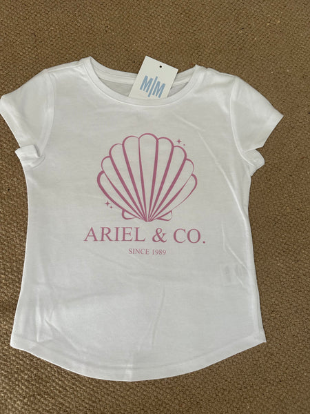 Ariel & Co Tee -White