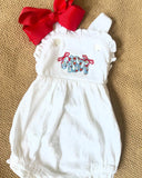 USA Ruffle Sunsuit