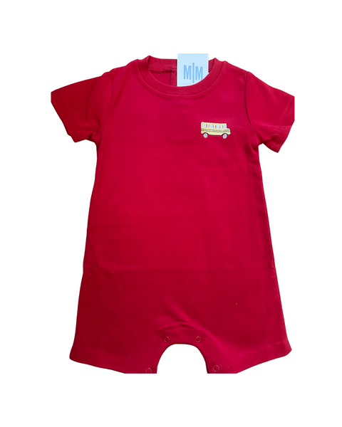 Boys Short Sleeve Rompers